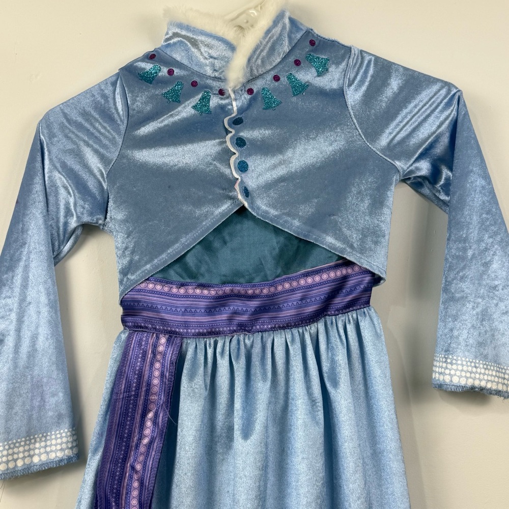 Disney Frozen Princess Dress Anna Elsa Light-Up Musical Costume Size 4–6 - Picture 4 of 7